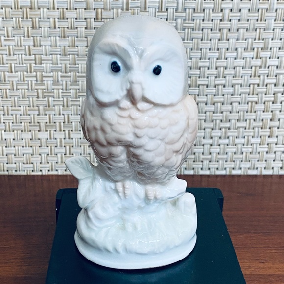 ๐HP๐VTG 1980s Porcelain Owl Figurine - Picture 6 of 8
